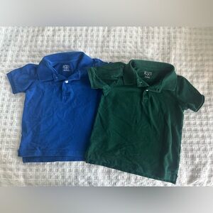 Kids Polo Shirt Set - Blue and Green